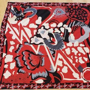 Christian Lacroix 100% silk scarf.